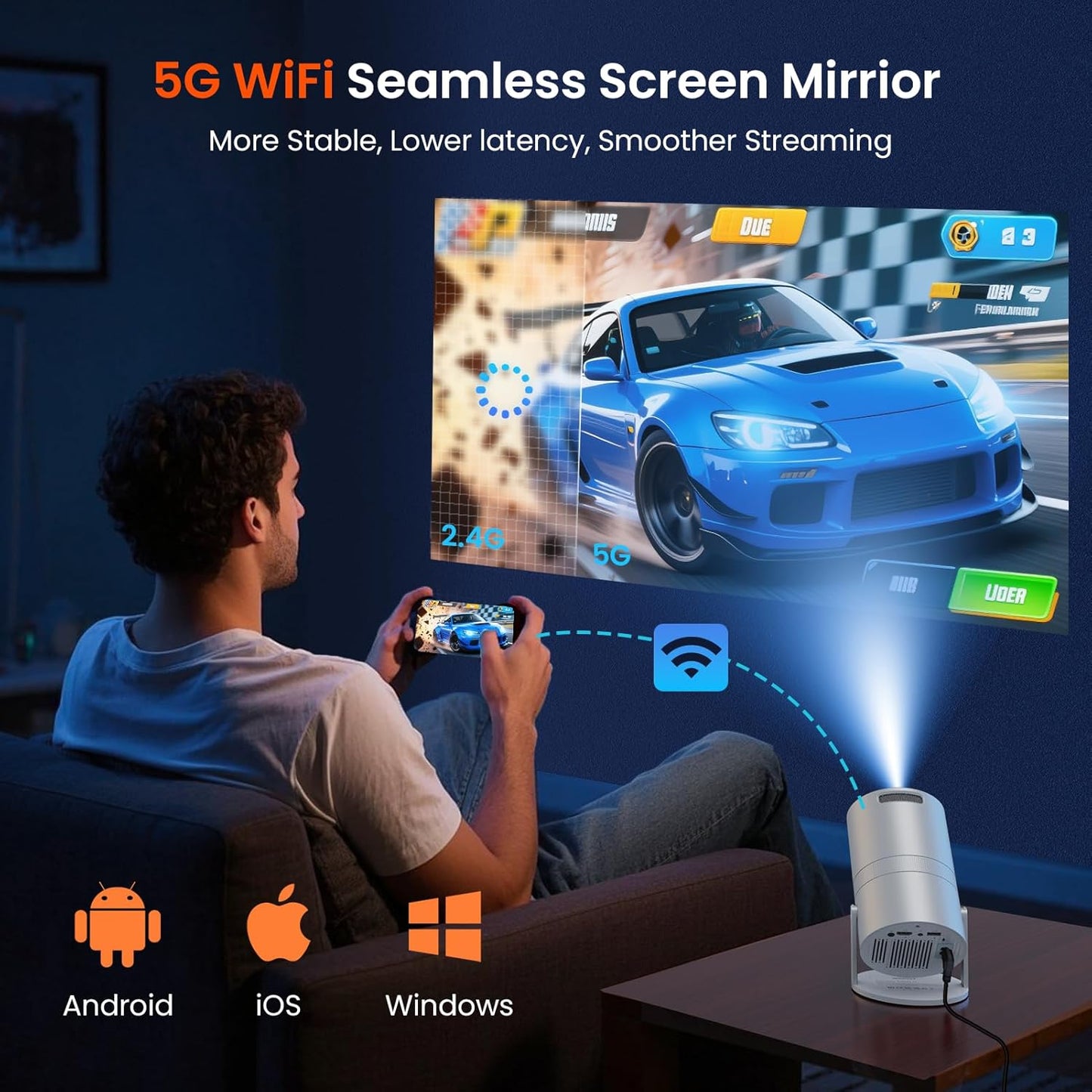 Cinema Anytime™ Mini Projector